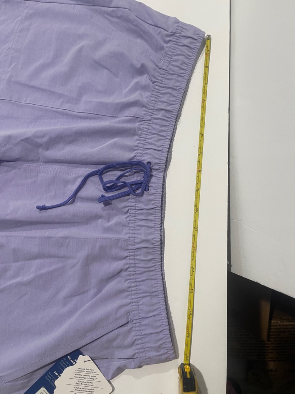 Huk NWT XL performance purple drawstring shorts pockets xl - Picture 4 of 4